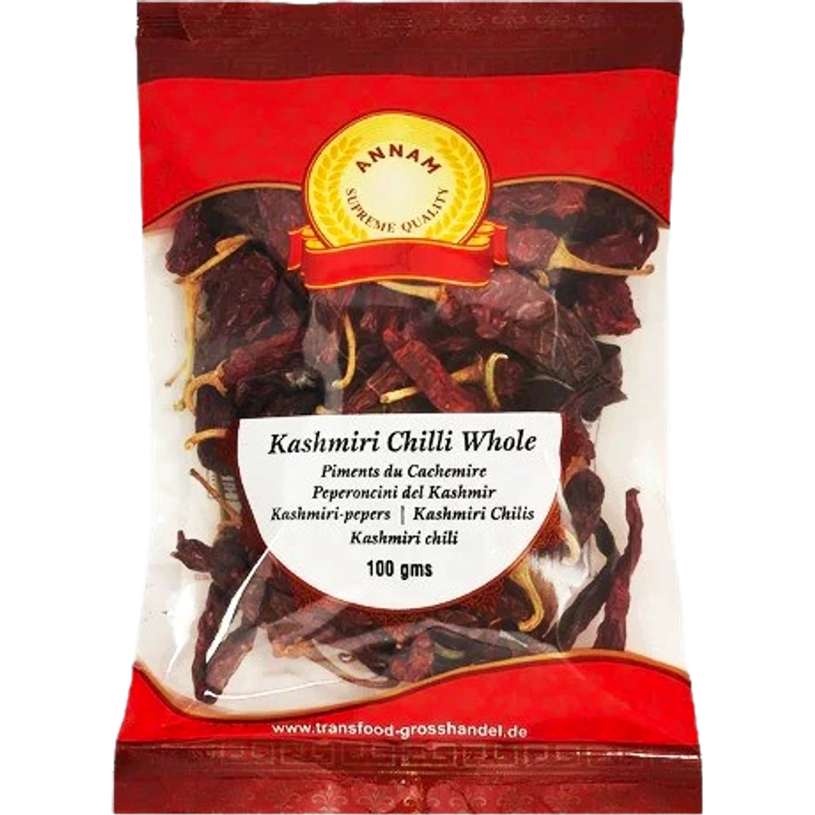 Annam Kashmiri Chilli Whole 100g