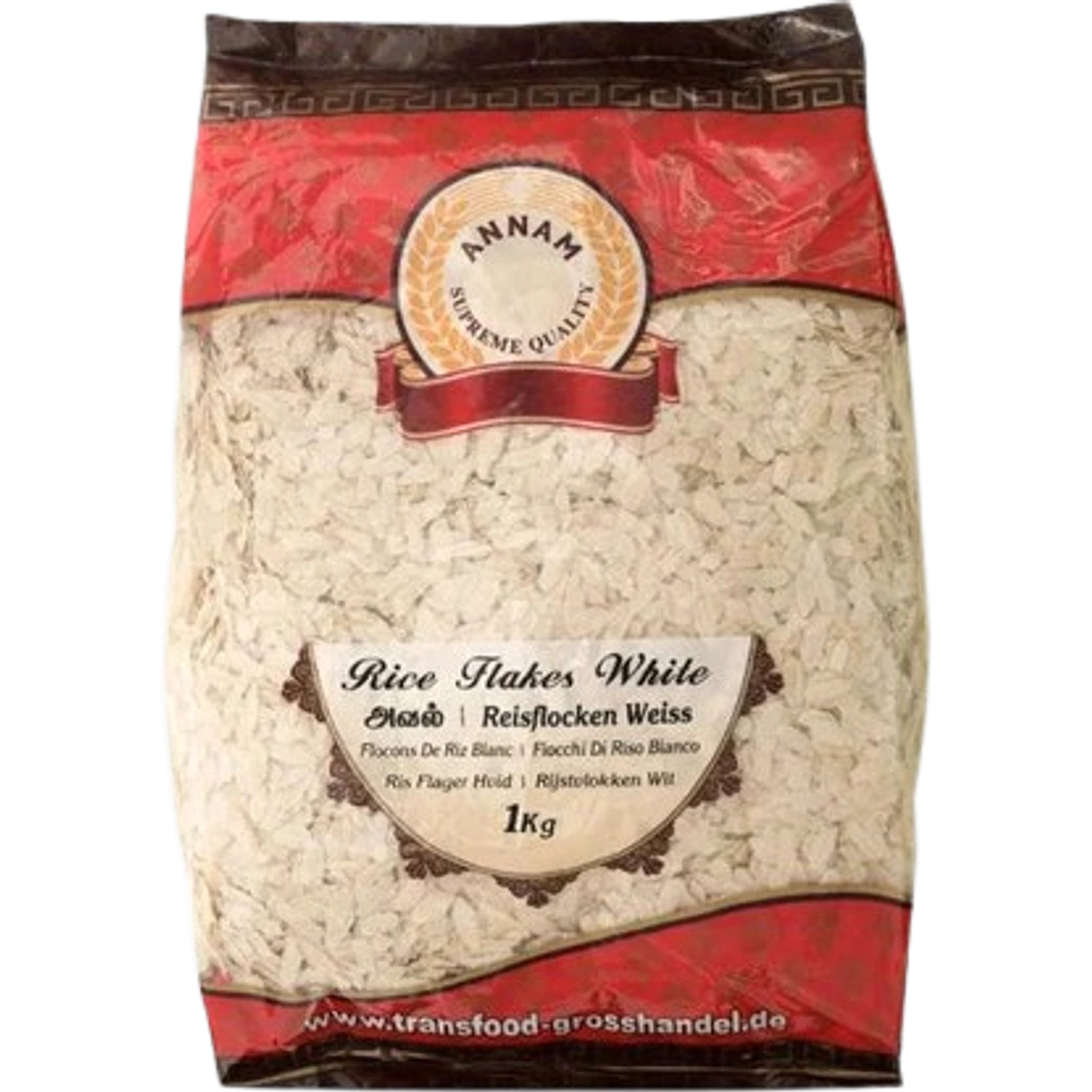 Annam Rice Flakes White Medium 500g
